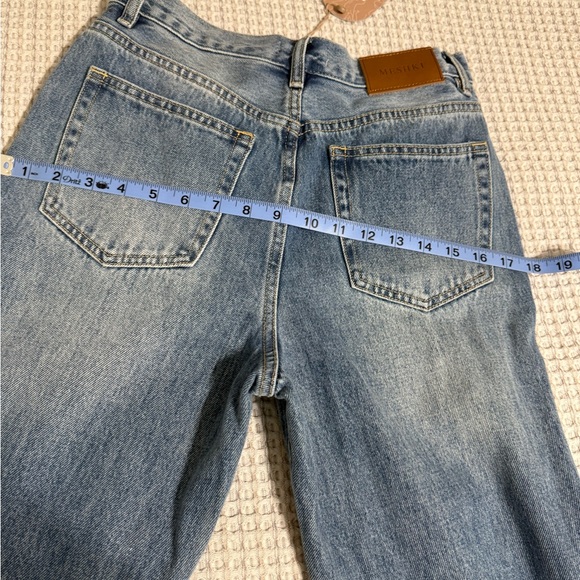 NWT Meshki High Rise Blue Women's Jeans - Picture 6 of 12